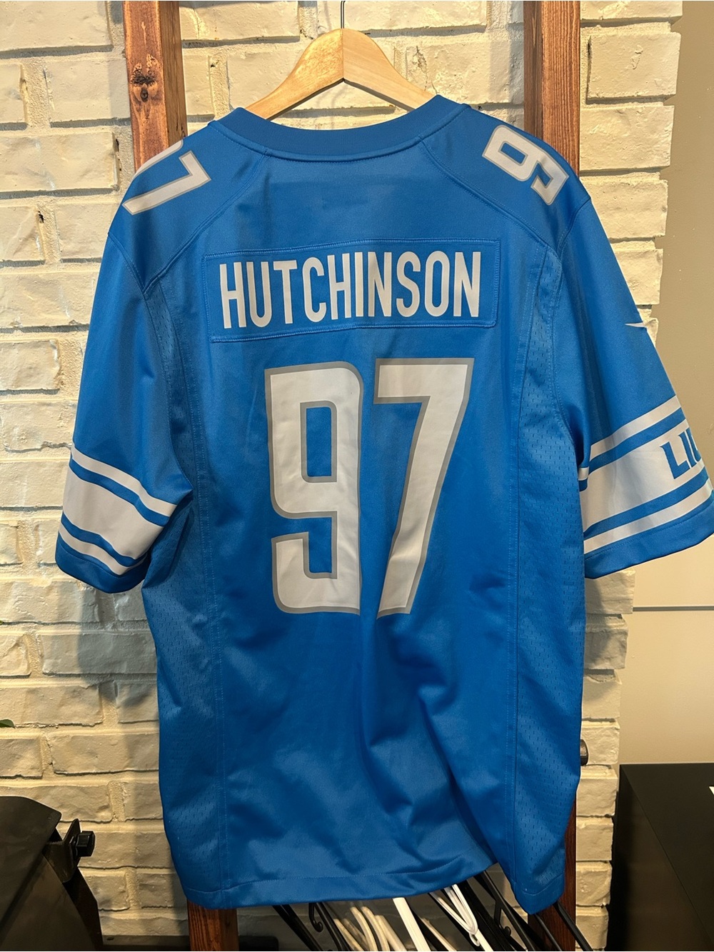 Nike Men’s Aidan Hutchinson Detroit Lions NFL Jersey | Size Large